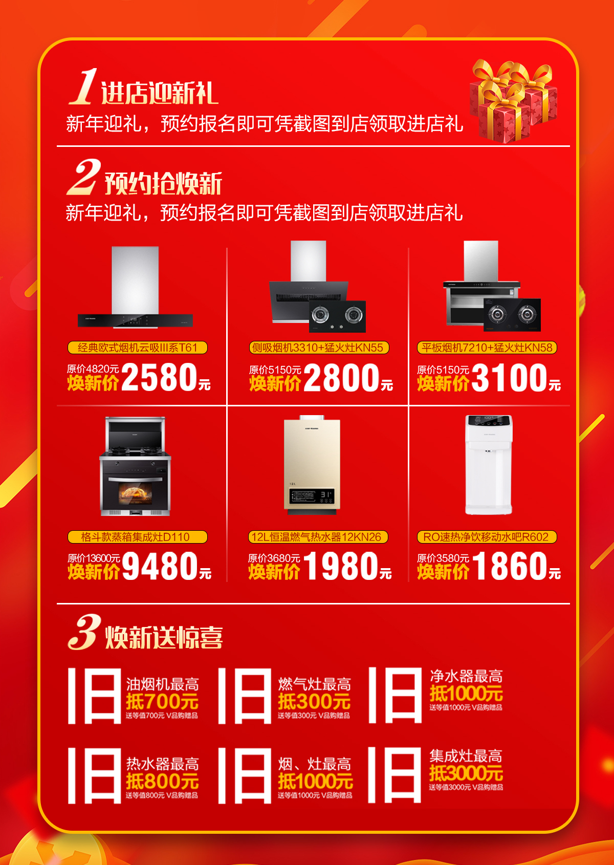 2020年3月，為愛放價(jià)，廚舊戰(zhàn)役，科恩廚電煥新上行，宅家廚房煥新裝，最高直降5000元!