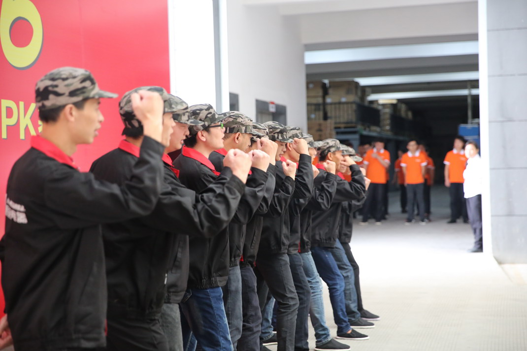 “亮劍，2016”——暨科恩第二屆動力落地晨會PK大賽