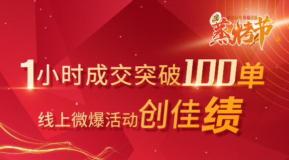 科恩蒸烤節(jié) | 線上微爆創(chuàng)佳績，1小時成交115單！