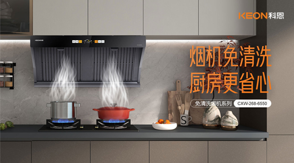 6550免清洗煙機(jī)，曲面變平，功能一樣強(qiáng)大！