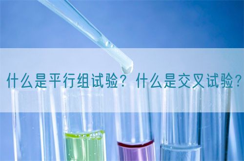 什么是平行組試驗？什么是交叉試驗？(圖1)