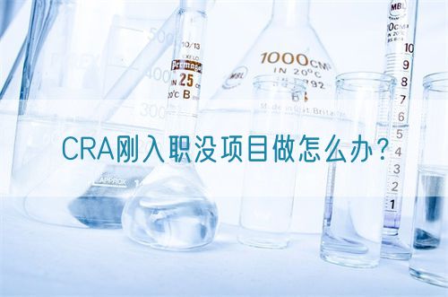 CRA剛入職沒項目做怎么辦？(圖1)