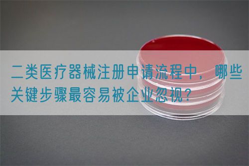 二類醫(yī)療器械注冊申請流程中，哪些關(guān)鍵步驟最容易被企業(yè)忽視？(圖1)